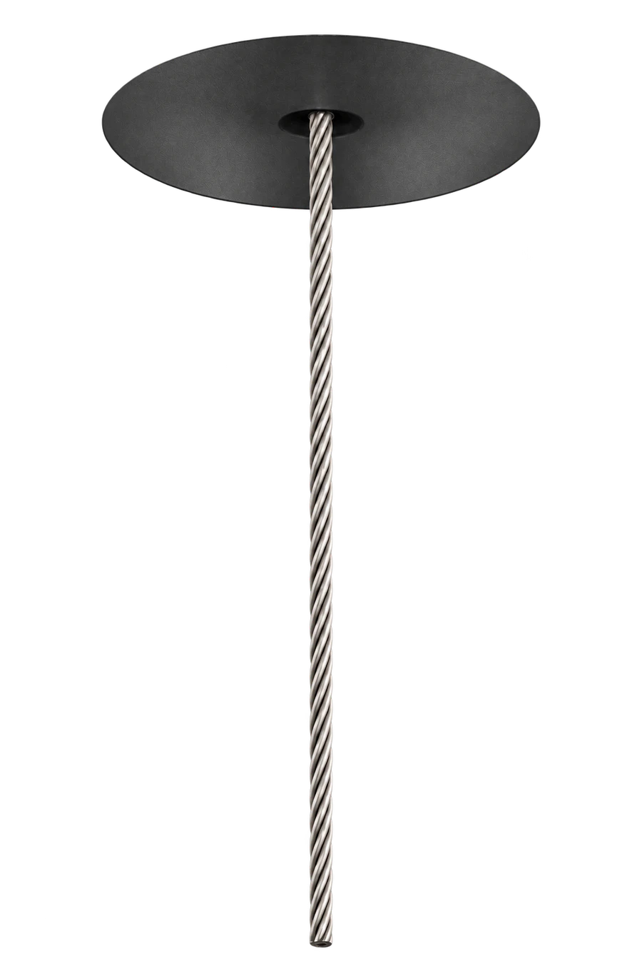 Series S Suspension Curved Cap 2 mm - Matzwart (S-SUSP-CURVED-2MM SBK)